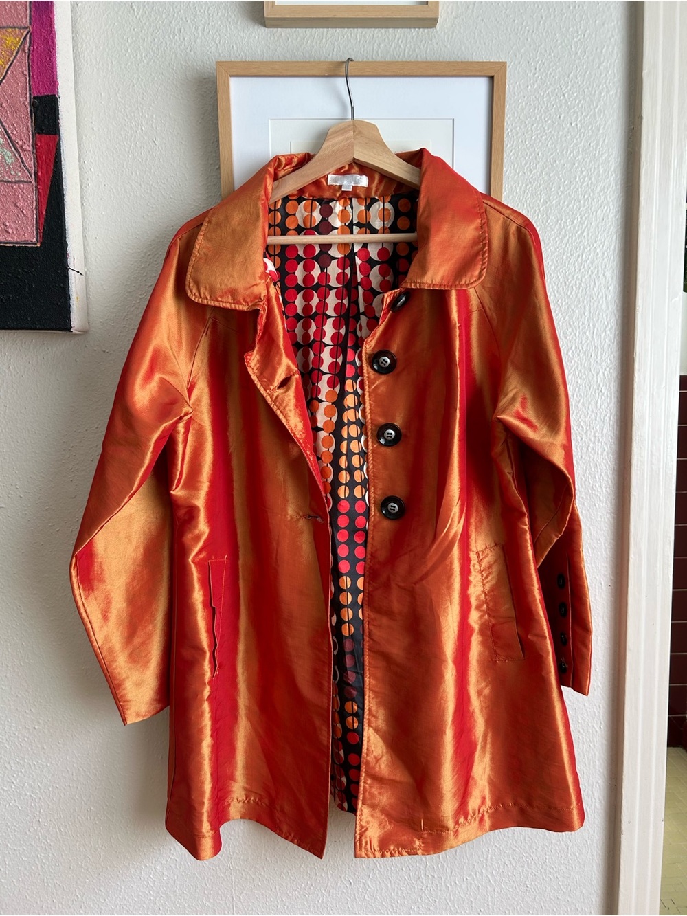 uBu Swing Jacket iridescent orange - S